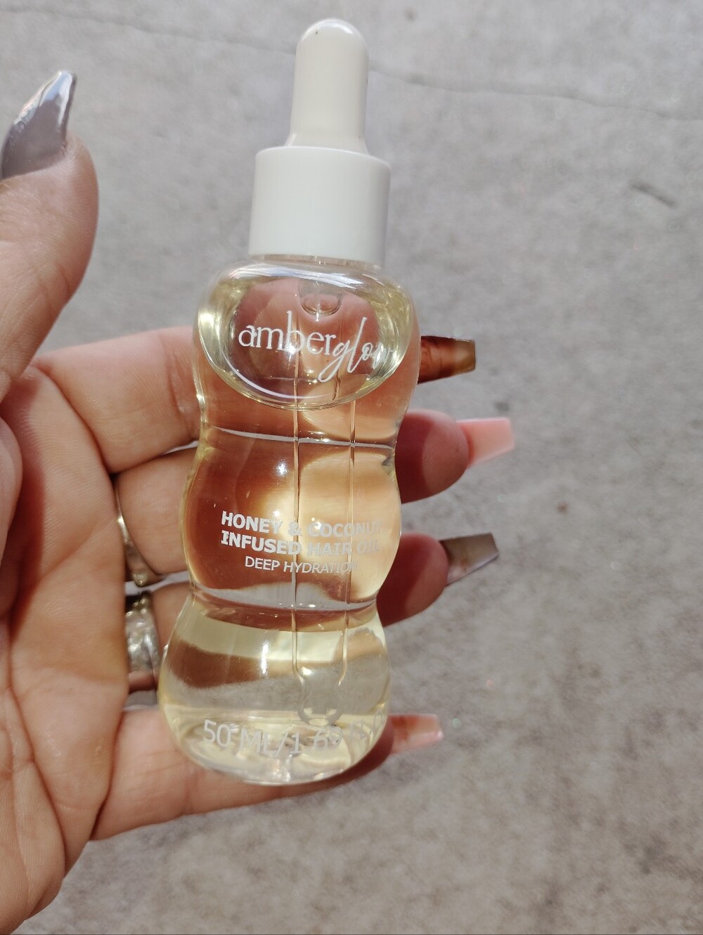 Honey & Coconut Infused Hair Oil – Clear Hydrating Serum